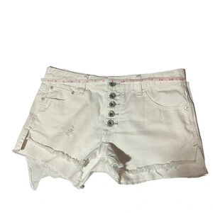 Free People White Shorts size 26 Spring Summer